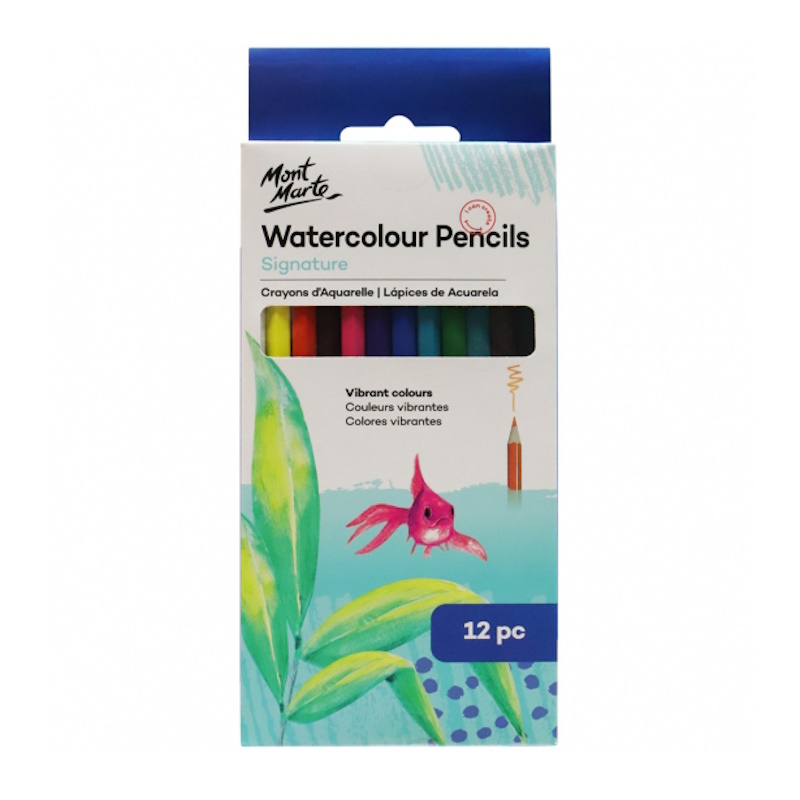 Mont Marte Signature Watercolour Pencils (12)