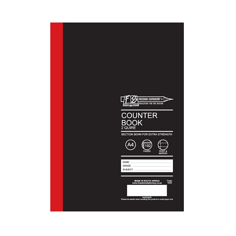 Counter Book 2 Quire FM A4 (192 page)