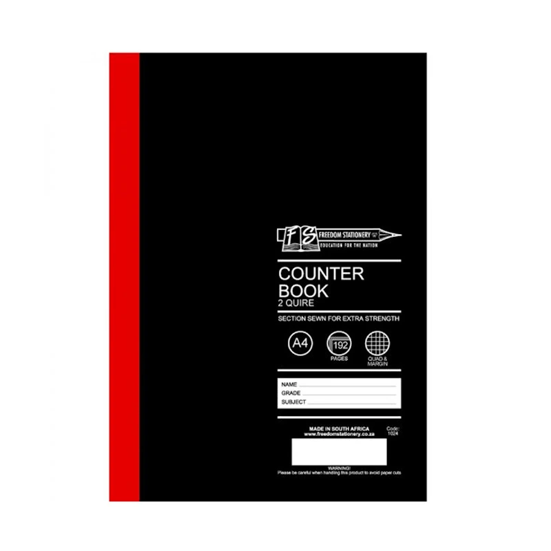 Counter Book 2 Quire QM A4 (192 page)