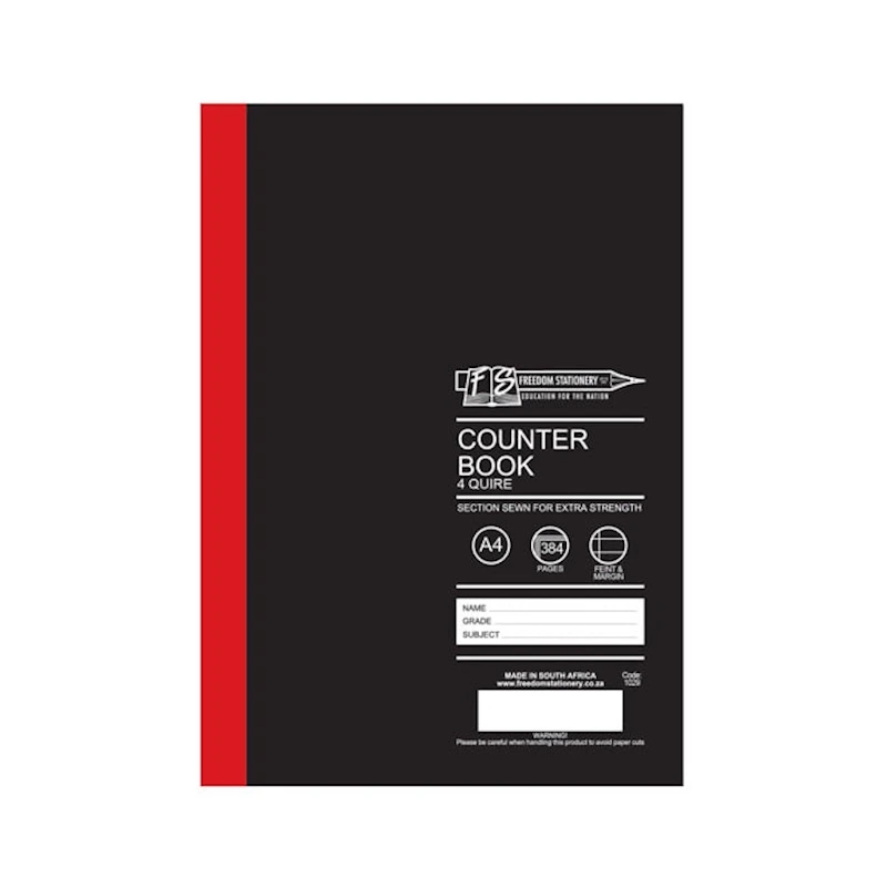 Counter Book 4 Quire FM A4 (384 page)