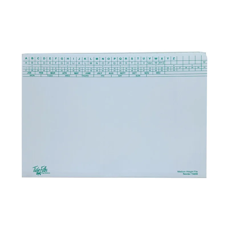 Tidy Files Medium Weight with Flaps (T44250)
