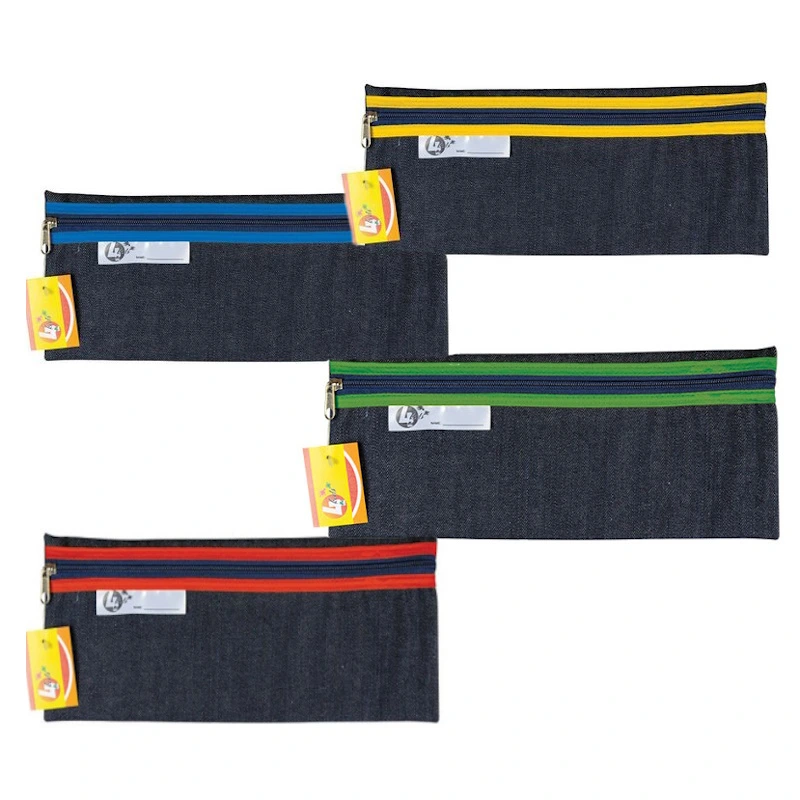 4Kids Denim Pencil Bag 33cm (assorted)