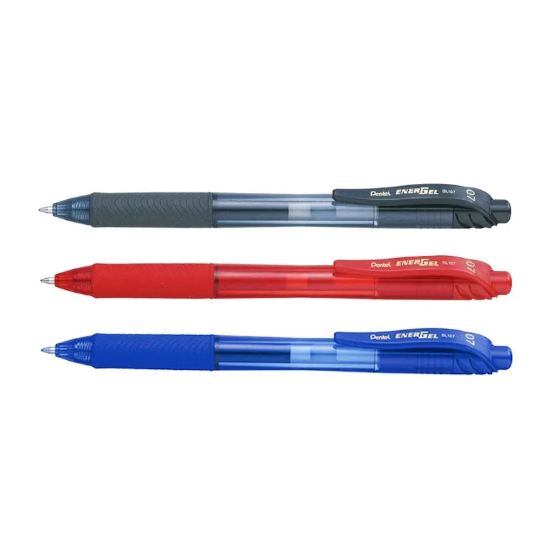 Pentel Energel Retractable Gel Roller Pen 0.7mm (BL107) (black)