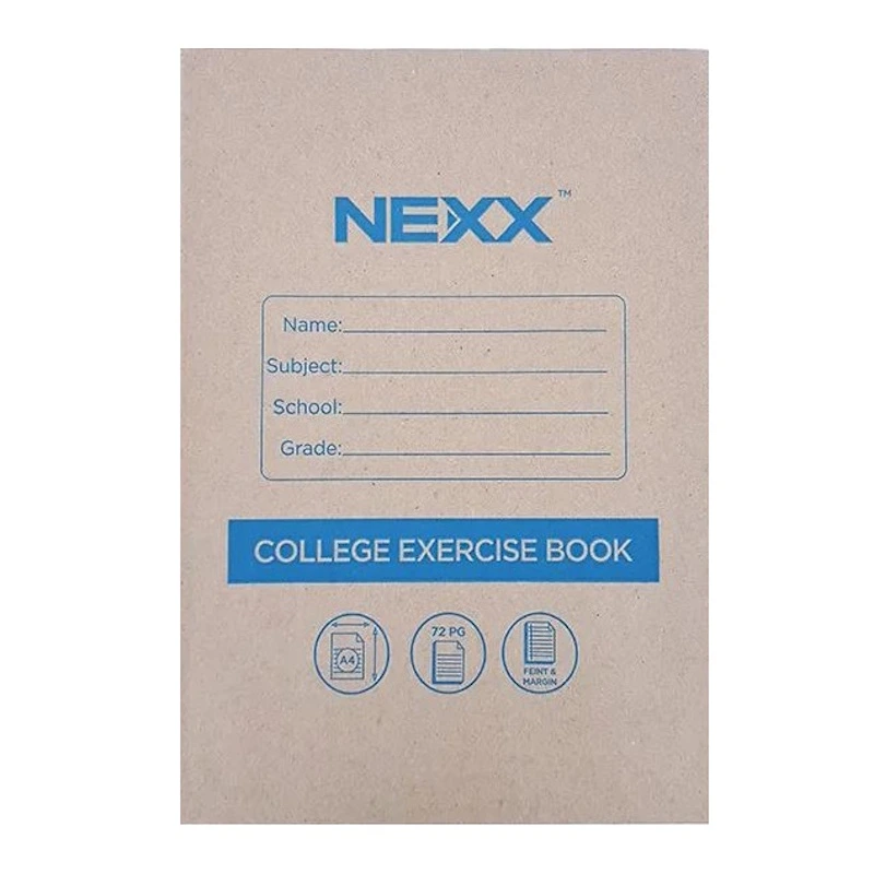 College Exercise Book FM A4 (72 page)