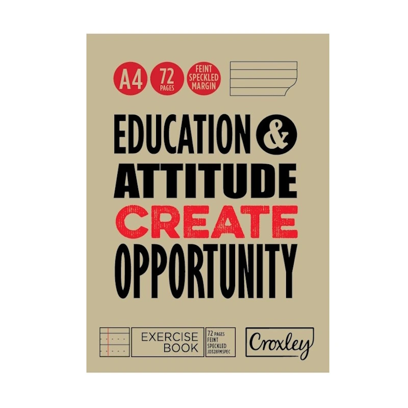 College Exercise Book Speckled Lined A4 (72 page)