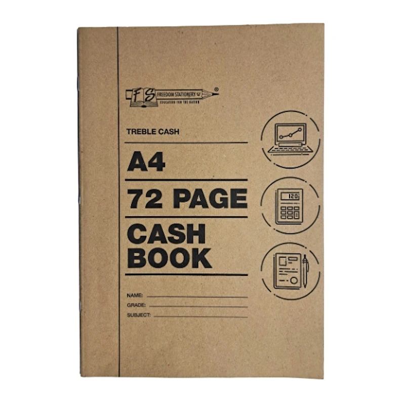College Exercise Book Treble Cash A4 (72 page)