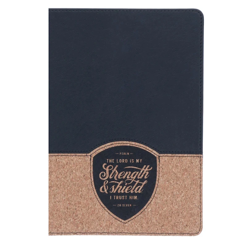 The Lord is My Strength and Shield Faux Leather Journal (JL937)