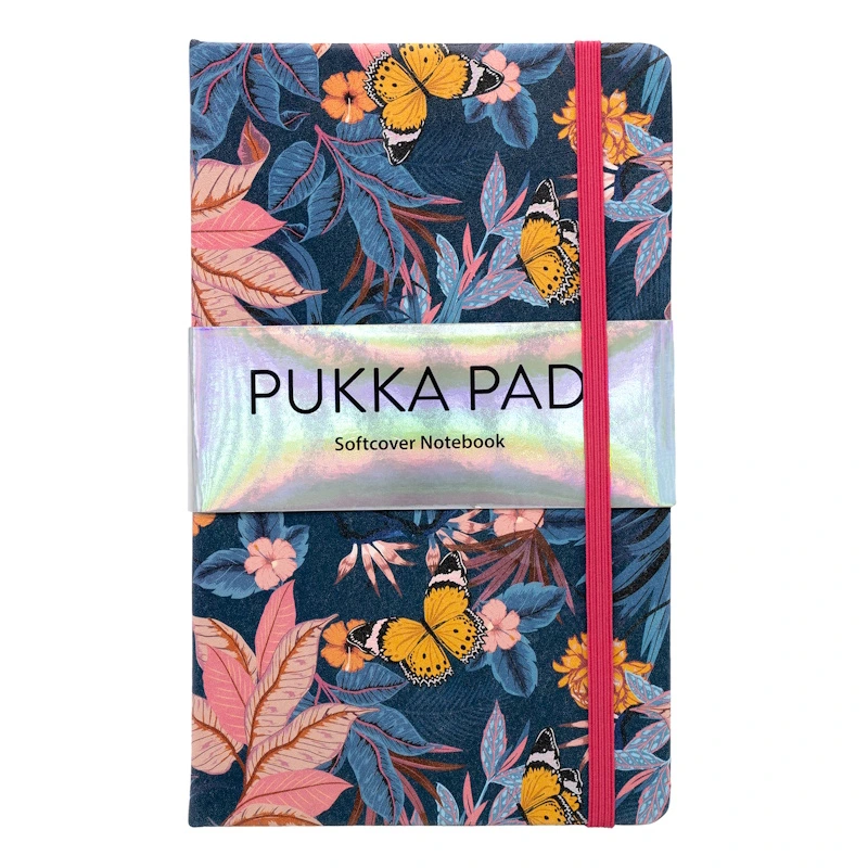 Pukka Bloom Journal A5 (blue) (192 lined cream pages)