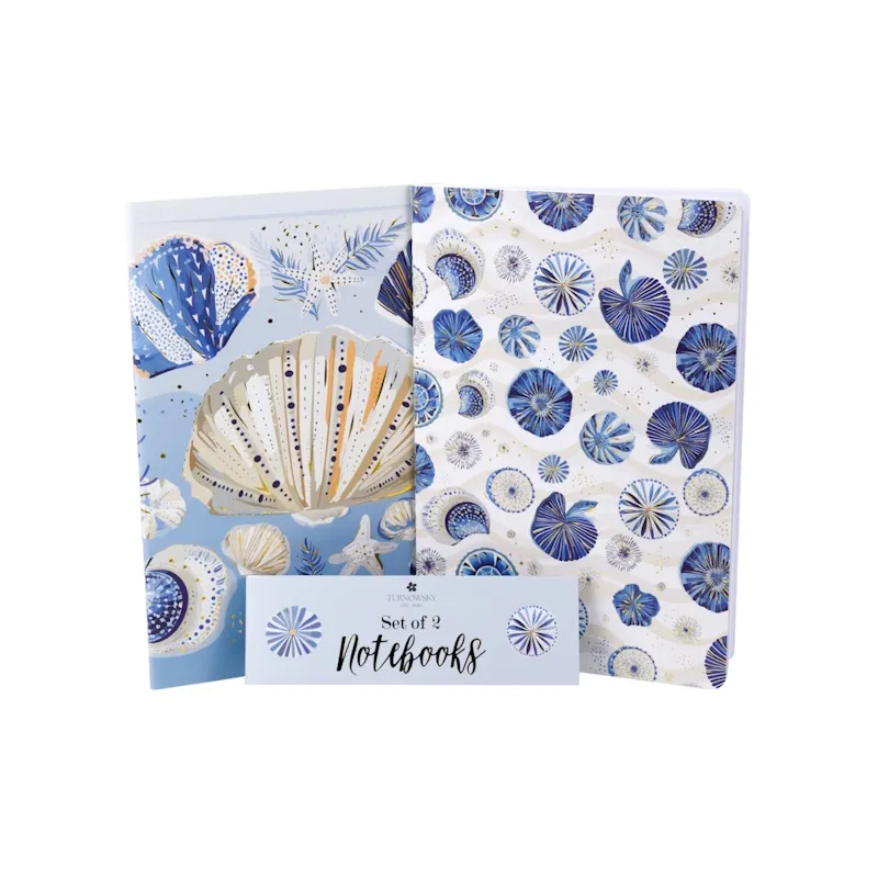 Turnowsky Stitched Notebook Set of 2 Blue Wonder A5 (32 sheets) (TN245102)