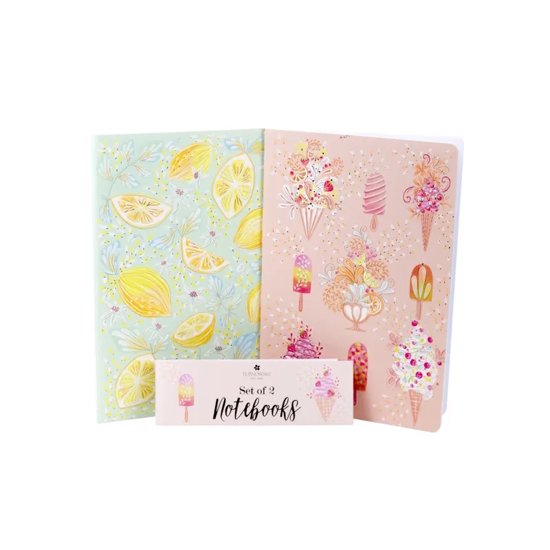 Turnowsky Stitched Notebook Set of 2 Summer Breeze A5 (32 sheets) (TN245101)
