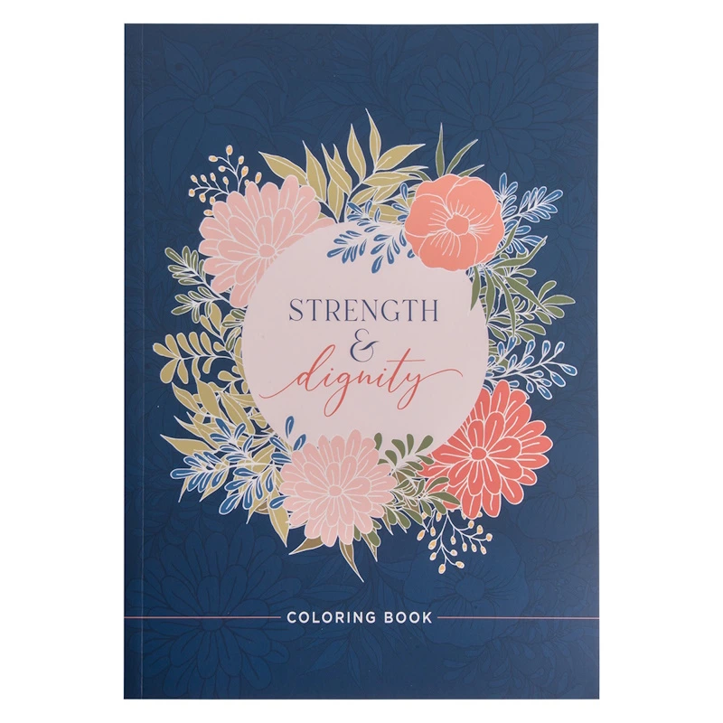 Strength and Dignity Adult Colouring Book (XCLR110)