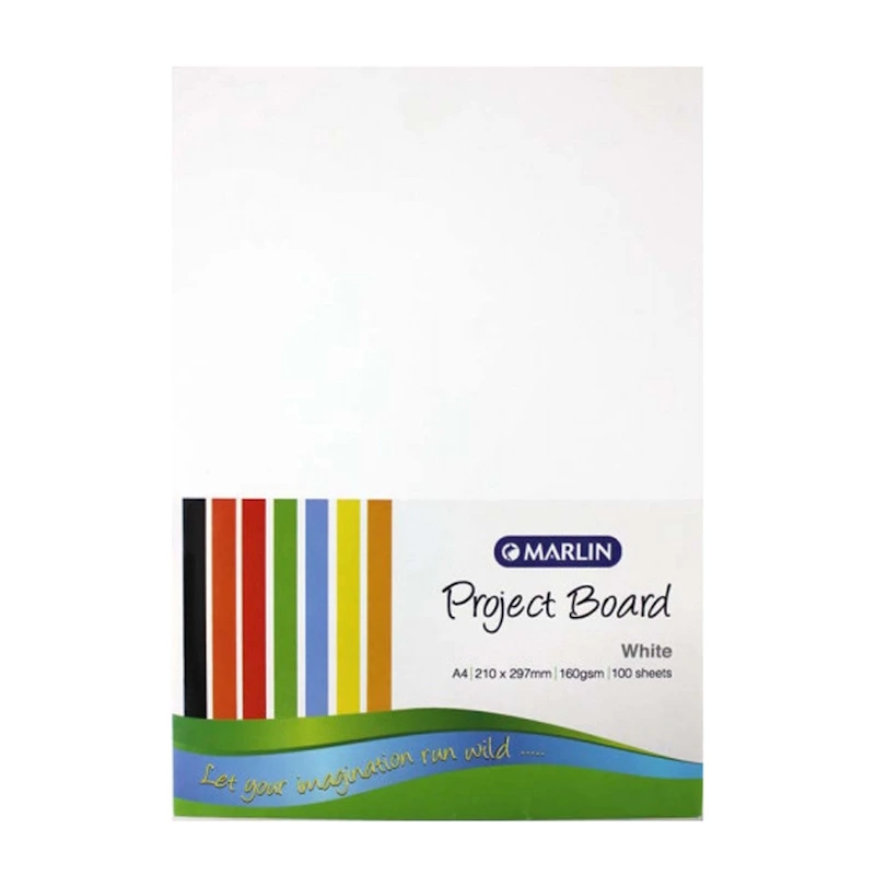 Marlin Project Board A4 160gsm (white) (100 sheets)
