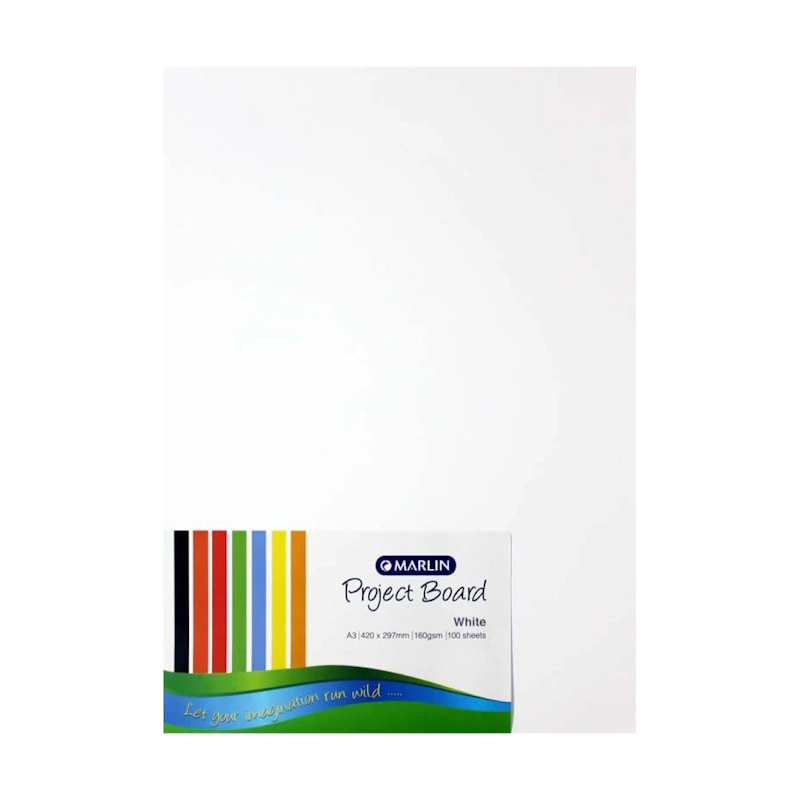 Marlin Project Board A3 160gsm (white) (100 sheets)