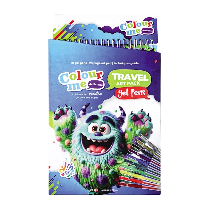 Colour Me Activities Travel Art Pack Gel Pens