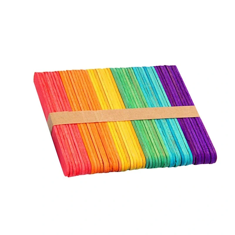 Crazy Craft Coloured Wooden Sticks (50)