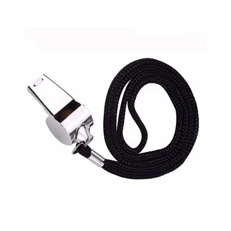 Metal Whistle with Nylon Band