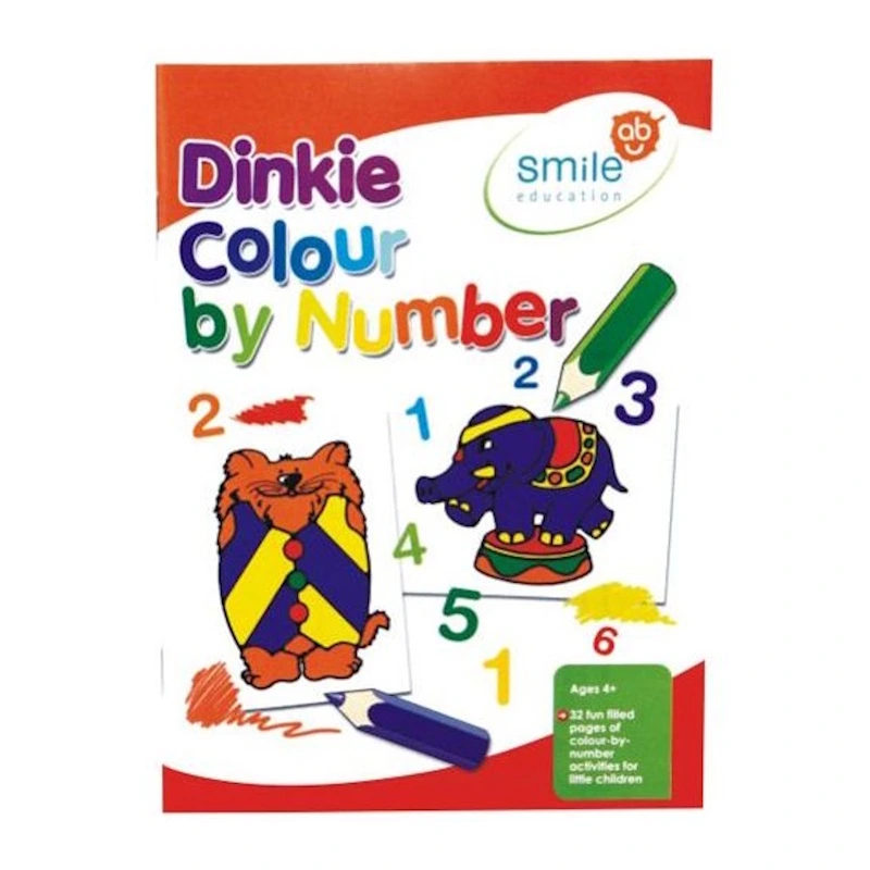 Idem Smile Dinkie Colour by Numbers Stitched Book A5