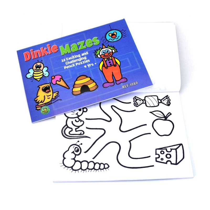 Idem Smile Dinkie Mazes Stitched Book A5