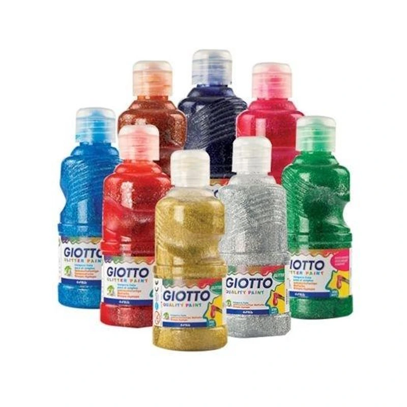 Giotto Tempera Paint Glitter 250ml (dark blue)
