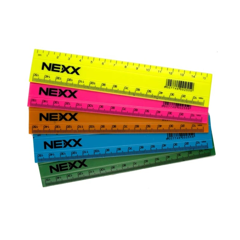Nexx Coloured Ruler 15cm (assorted)