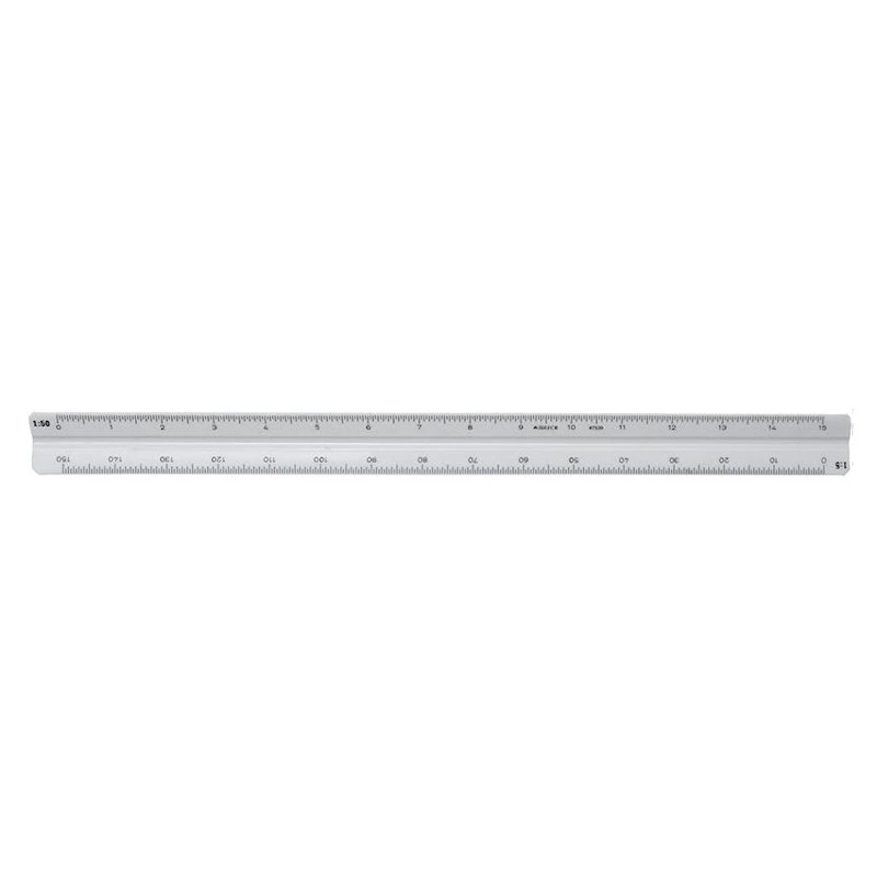Trefoil Draughtsman Technical Scale Ruler (1:10, 1:20, 1:50, 1:100) (7539)