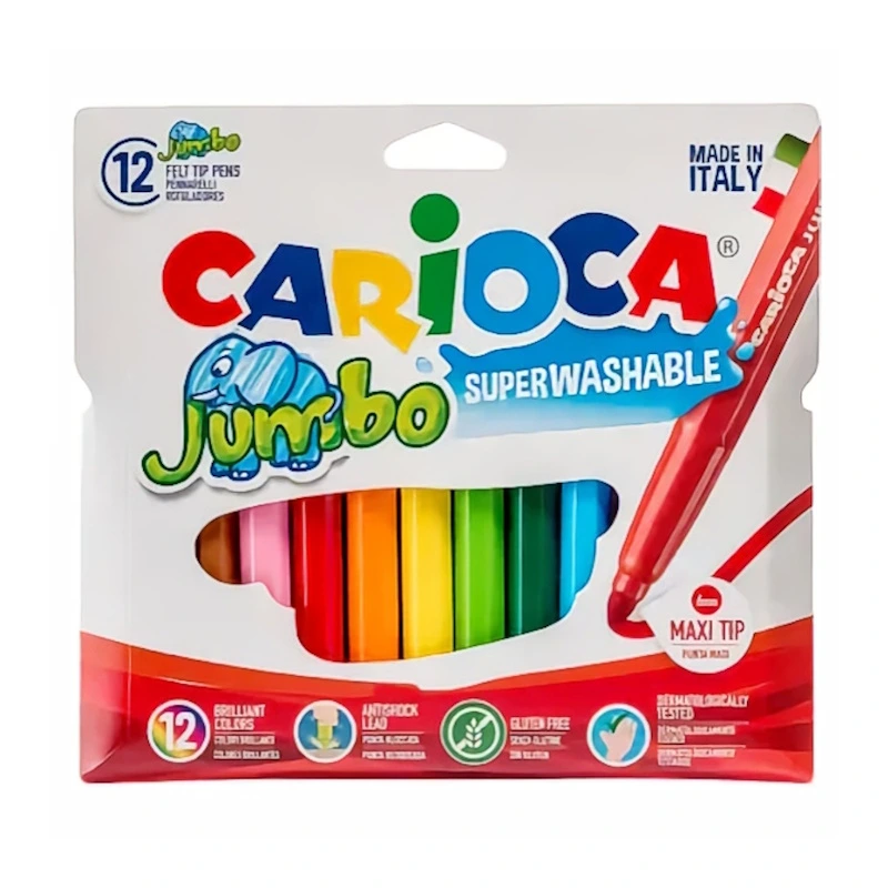 Carioca Jumbo Fibre Pens (12)