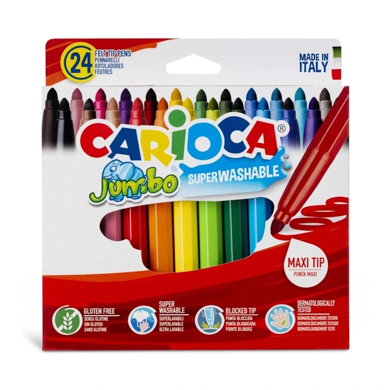 Carioca Jumbo Fibre Pens (24)
