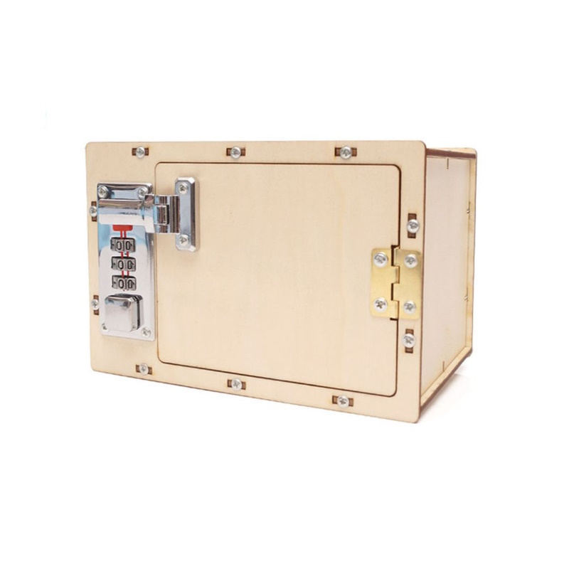 STEM DIY Wooden Safe with Passkey