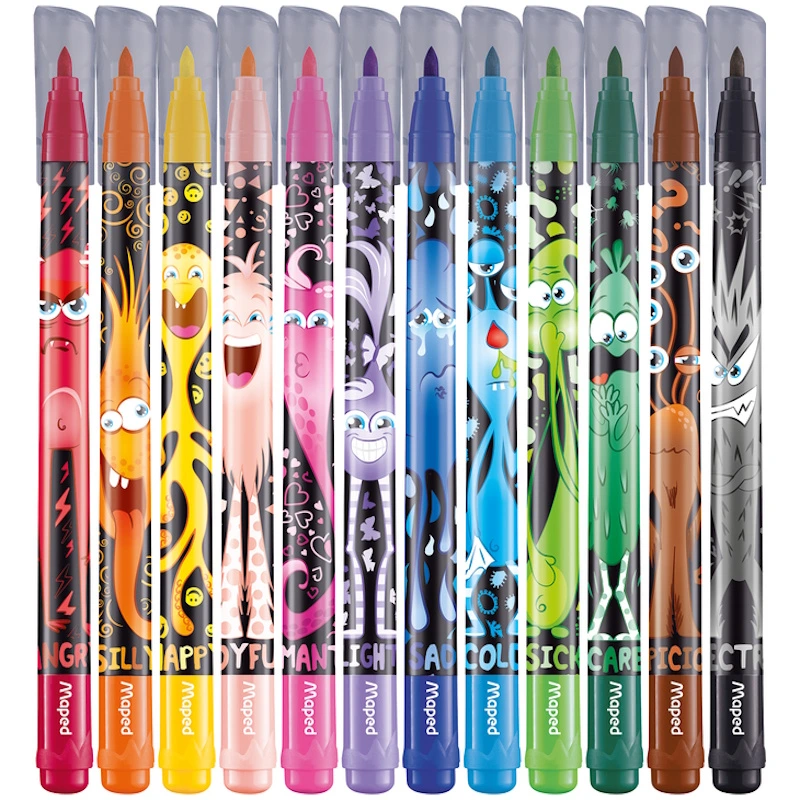 Maped Fibre Pens Monsters (12)