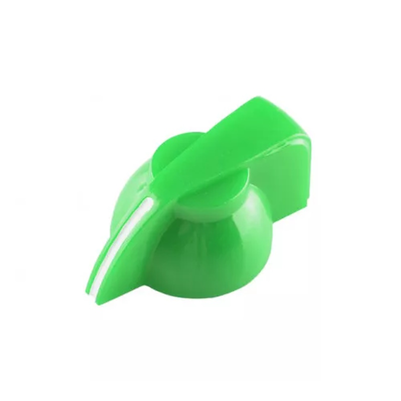 Chicken Head Knob Green 14 x 20mm (4)