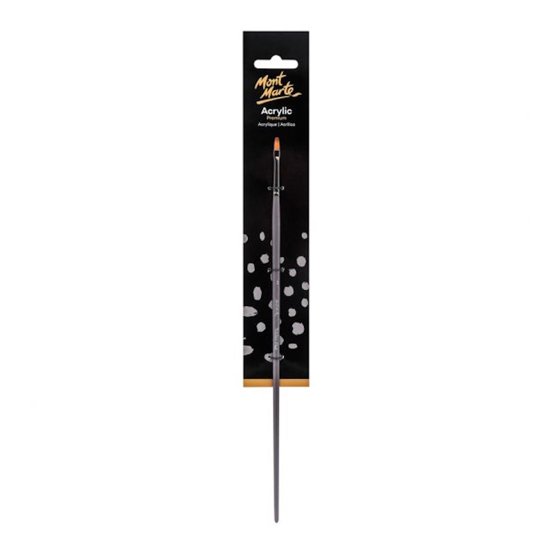 Mont Marte Taklon Flat Long Brush