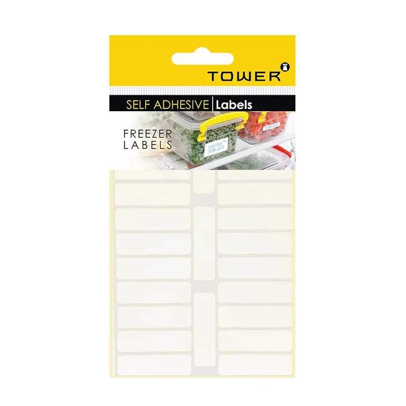 Tower Freezer Labels 32 x 50mm (white)