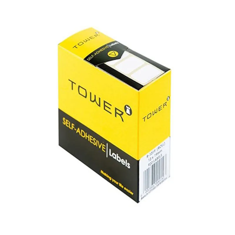 Tower Labels 13mm x 19mm R1319 (white)
