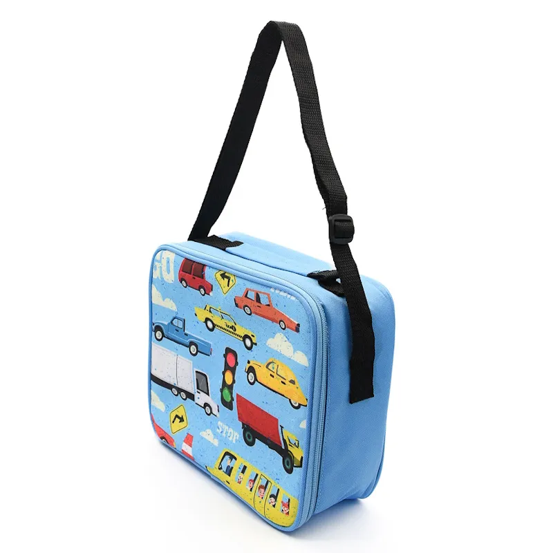 Colour Me Kids Lunch Bag (traffic) (452B)