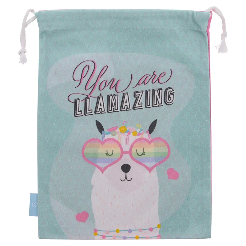 Llamazing Drawstring Bag Large (DRB041)