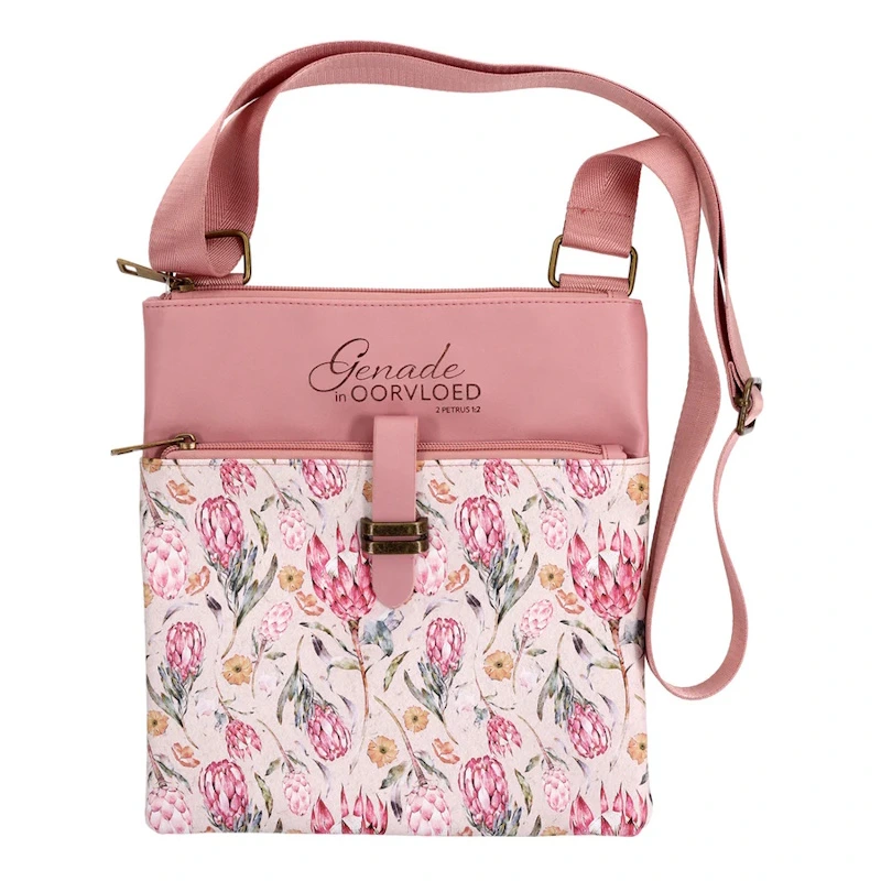 Genade in Oorvloed Faux Leather Sling Bag (SLB001)