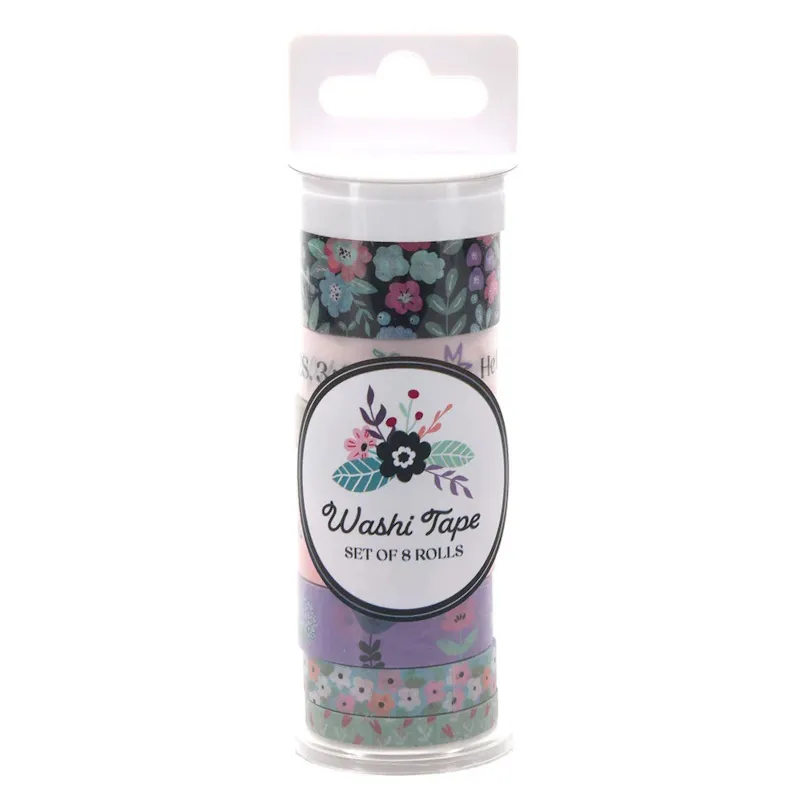 Beautifully Made Washi Tape Set (8 rolls) (WTP022)