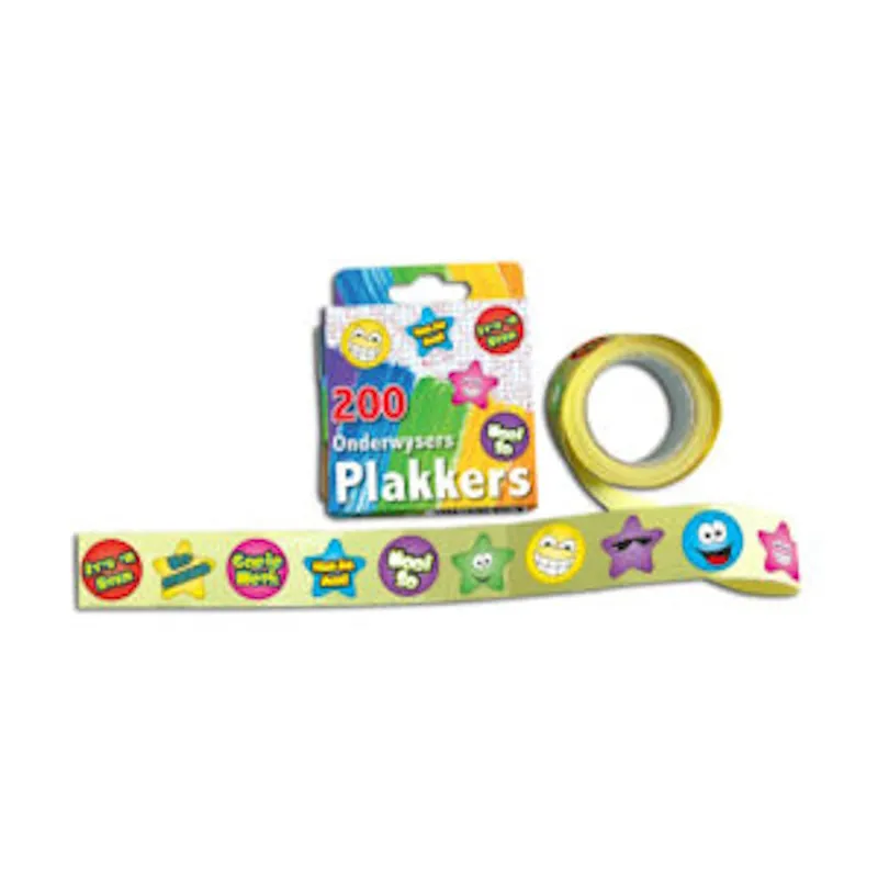 Kenzel Onderwyser Plakkers Reward Stickers (200)