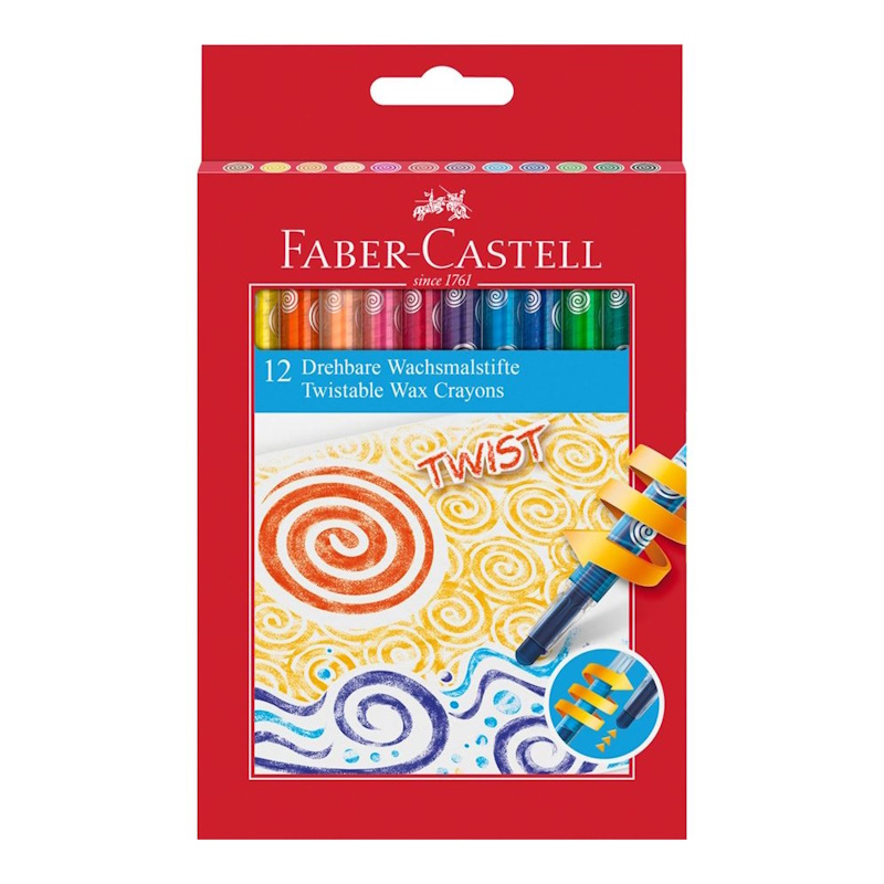 Faber-Castell Retractable Crayons (12)