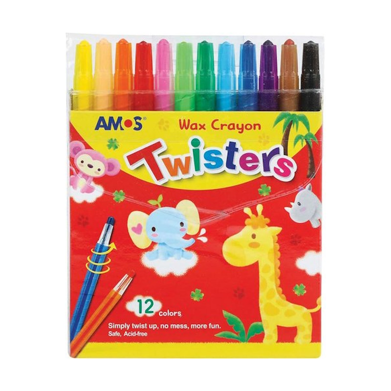 Amos Retractable Crayons (12)