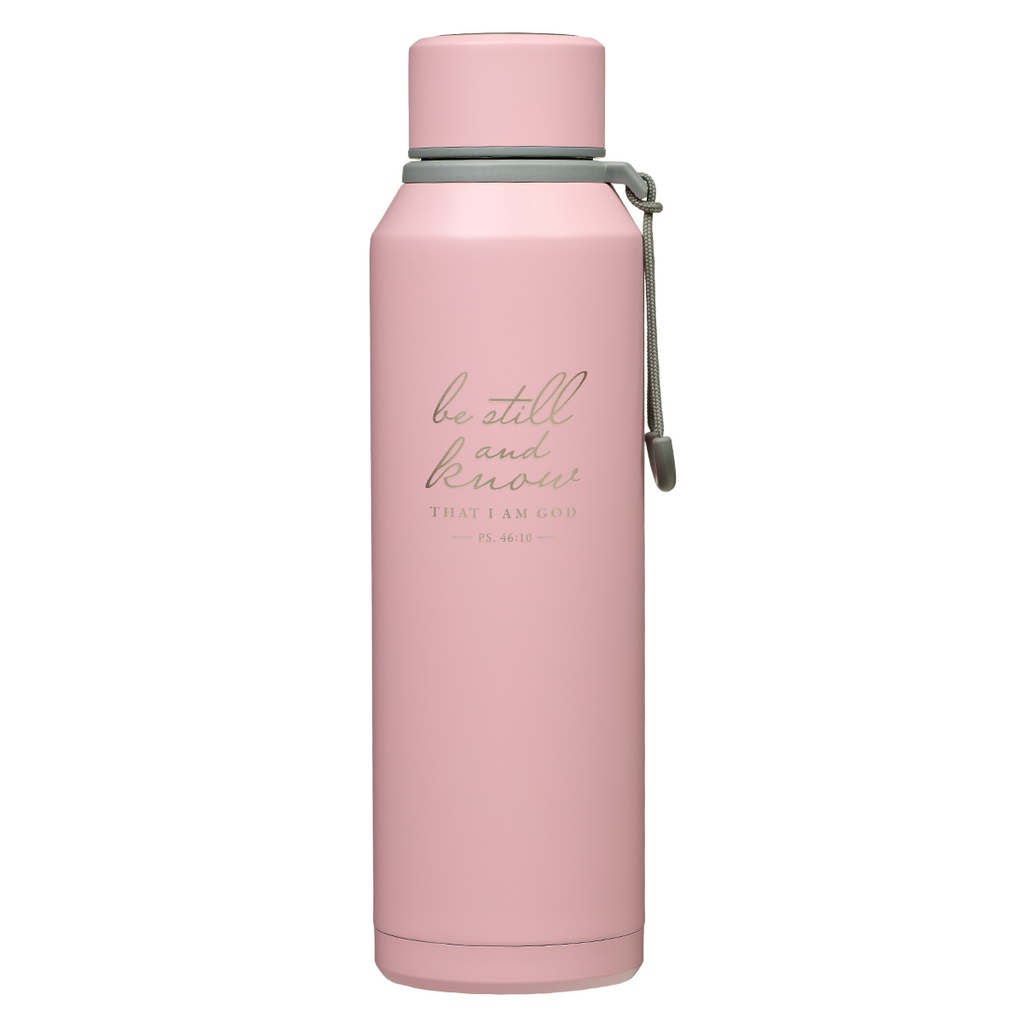 Be Still & Know Stainless Steel Water Bottle (FLS080)