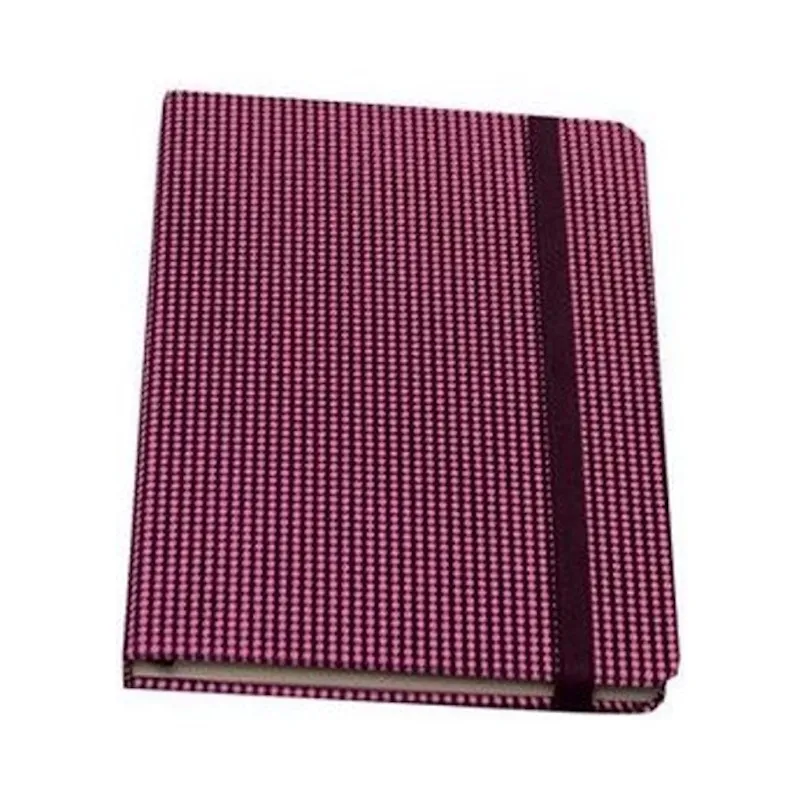 Donau Journal A5 (assorted velvet check) (192 lined cream pages)