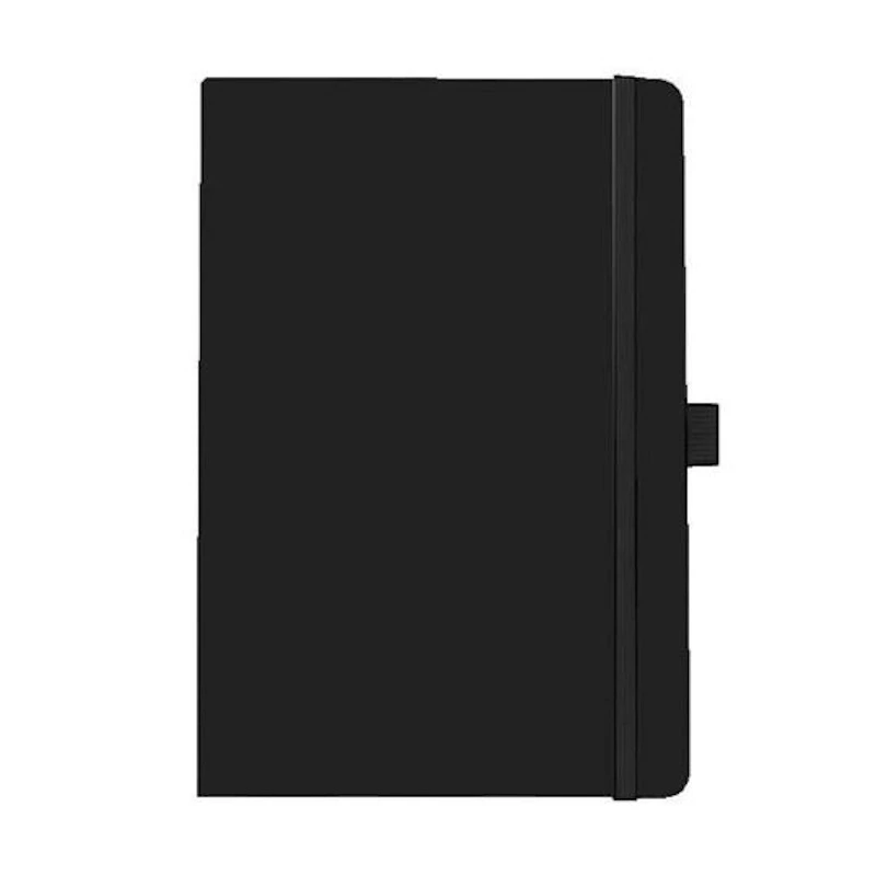 Donau Journal A5 (black) (192 lined cream pages)