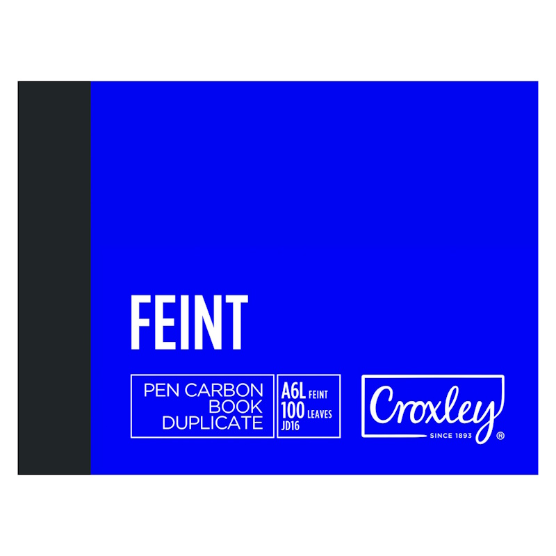 Croxley Duplicate Feint Ruled Book A6 (JD16)