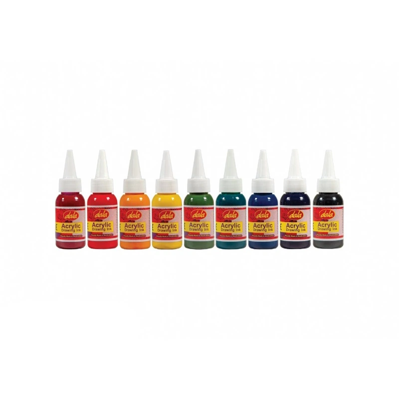 Dala Acrylic Drawing Ink (50ml) (black)