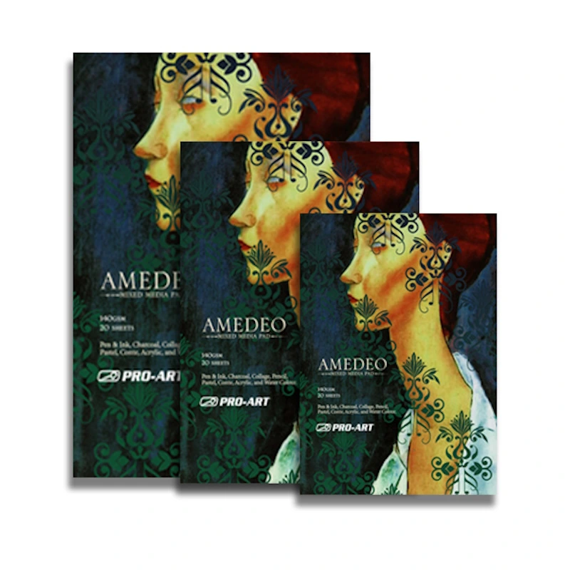 Amedeo Mixed Media Pad 140gsm (20 sheets) (A2)