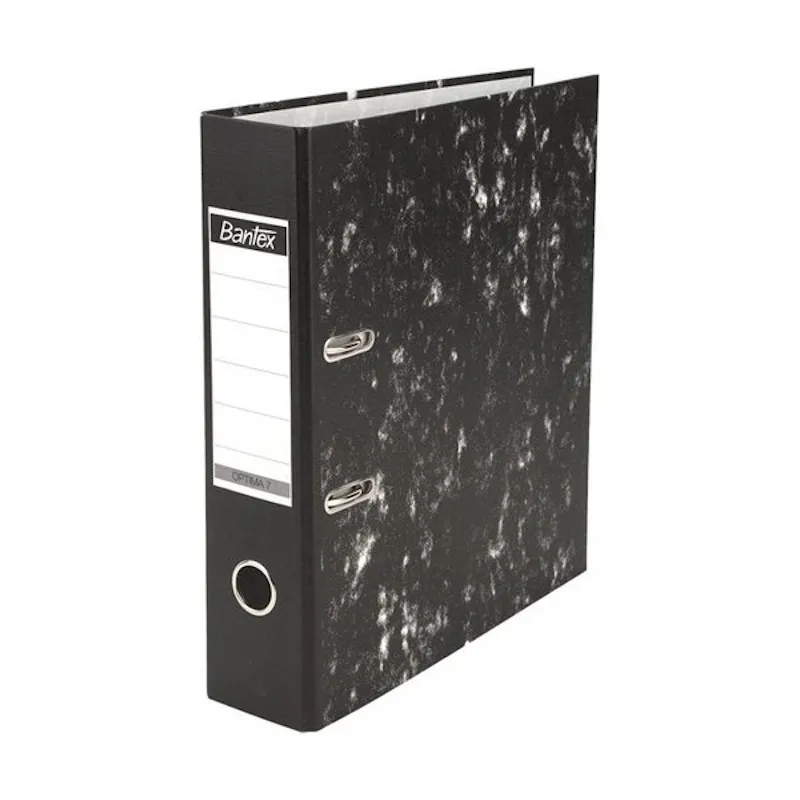 Bantex Board Lever Arch File A4 70mm (mottled black)