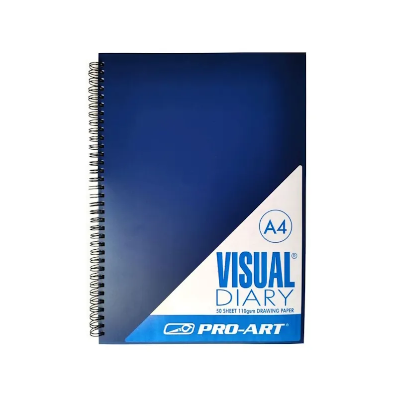 Pro-Art Visual Diary with White Paper A4 110gsm (50 sheets)