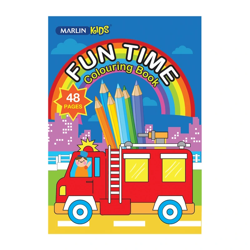 Marlin Kids Fun Time Colouring Book (48 pages)