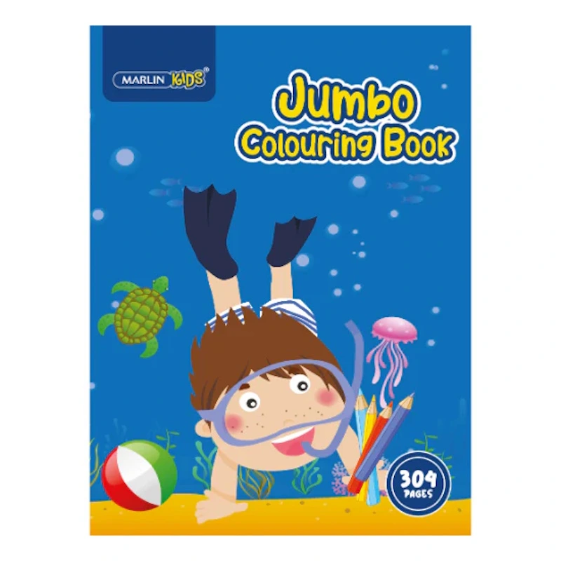 Marlin Kids Jumbo Colouring Book (304 pages)